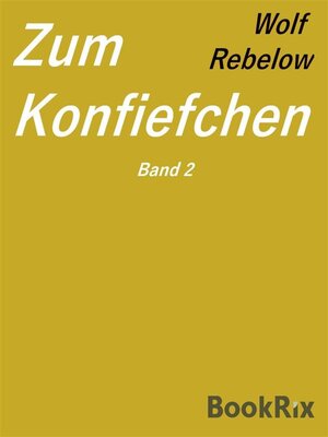 cover image of Zum Konfiefchen 2